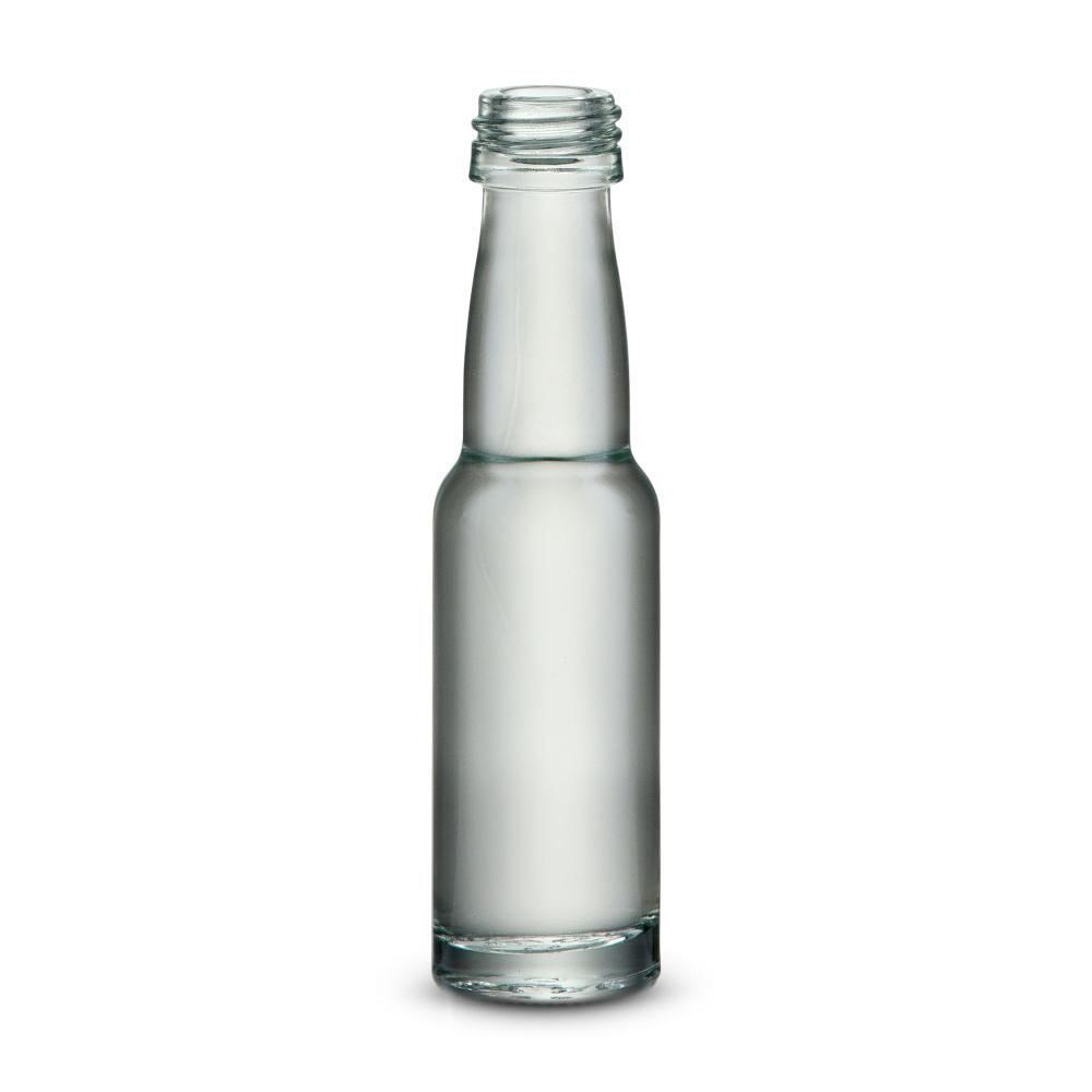 20ml Kropfhalsflasche weiß PP18, Karton a. 152 Stück