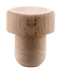 23mm Holzgriffkorken - Scheibe natur/roh co-injected, Beutel a. 20 Stück