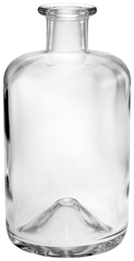 500ml Apothekerflasche weiß 18mm