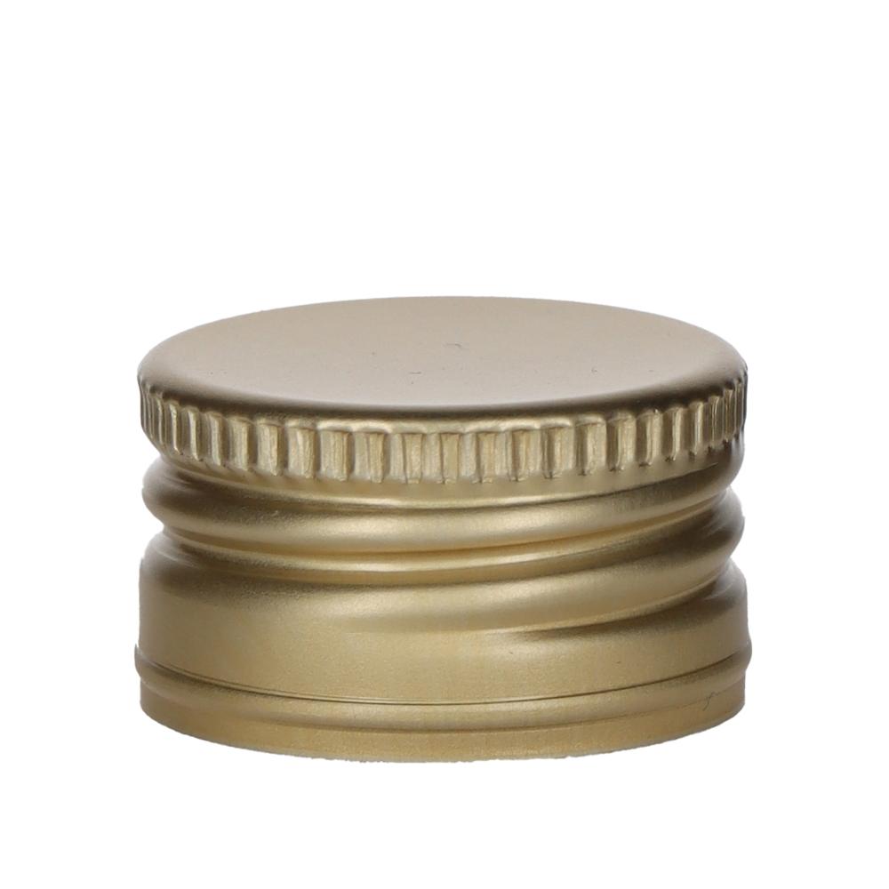 PP28 Schraubverschluss Alu, gold, mit Gewinde